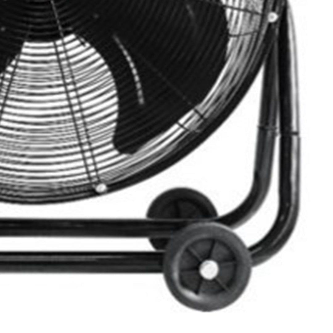 Lifesmart FGD-24Y 24 Inch Recirculating Floor Fan with Caster Wheels, Black