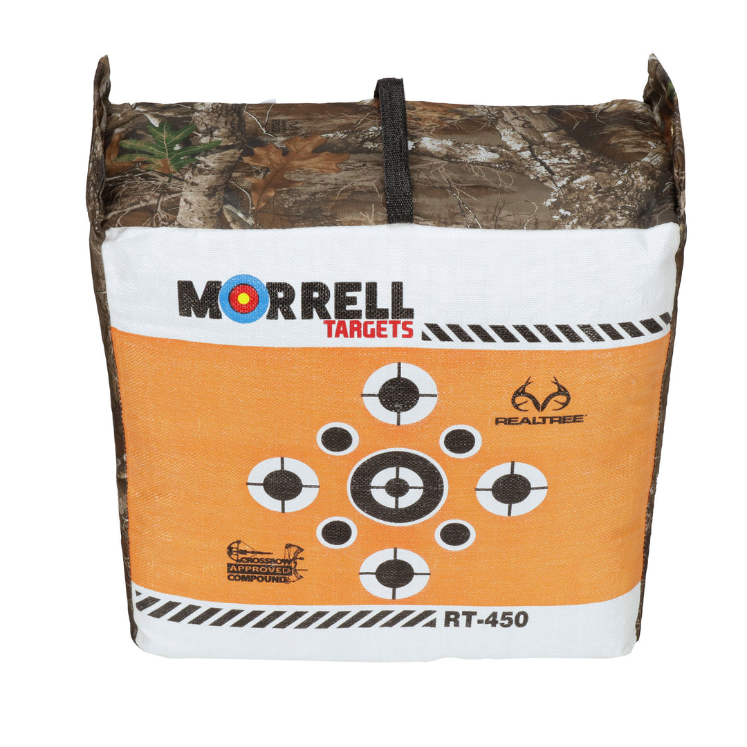 Morrell Targets 2-Sided Archery Bag Target, E-Z Carrying Handle, Edge Camouflage