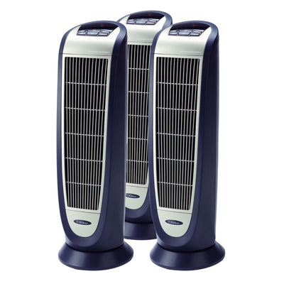 Lasko 5160 Portable Electric 1500W Oscillating Ceramic Tower Space Heater 3 Pack - VMInnovations
