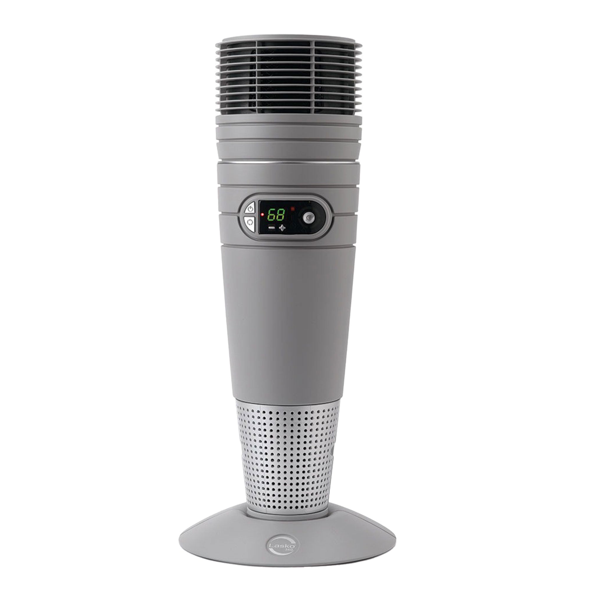 Lasko 6462 Full Circle Electric 1500W Oscillating Ceramic Tower Heater, 2 Pack