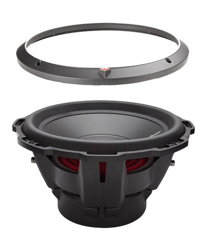 Rockford Fosgate 12" 800 Watt Dual 4-Ohm Car Audio Subwoofer, P2D412 (For Parts)