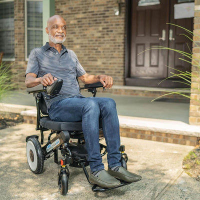 Hover Move Lite Folding 50 lb  Electric Wheelchair with 12 In. Tires (For Parts) - VMInnovations