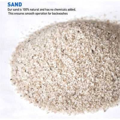 Filter Sand for Residential & Commercial Pool Sand Filters, 50 LBS (Open Box)