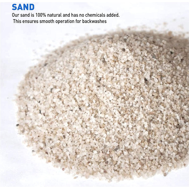 Filter Sand for Residential & Commercial Pool Sand Filters, 50 LBS (Open Box)