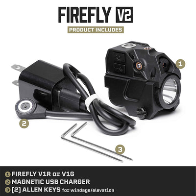 Tacticon Firefly V2 Flashlight Precision Laser Sight for Hunting, Green Laser - VMInnovations