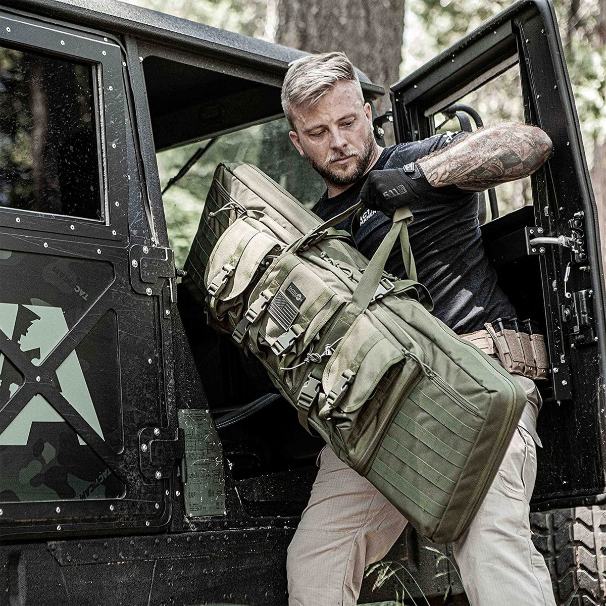 Tacticon Armament BattleBag 36 Inch Nylon Double Slot Bag Gear Case (Open Box)
