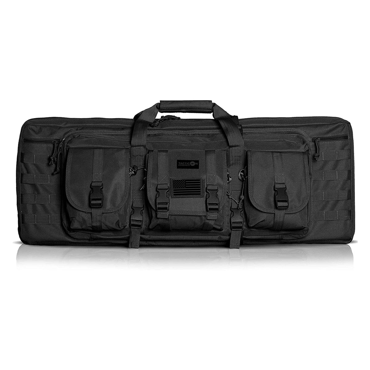 Tacticon Armament Battle Bag 36 Inch Tactical Double Slot Bag Gear Case, Black - VMInnovations