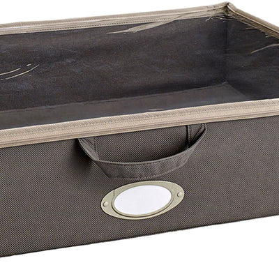 ClosetMaid Fabric Organizer Multiple Item Storage Zip Bag, Charcoal (4 Pack) - VMInnovations