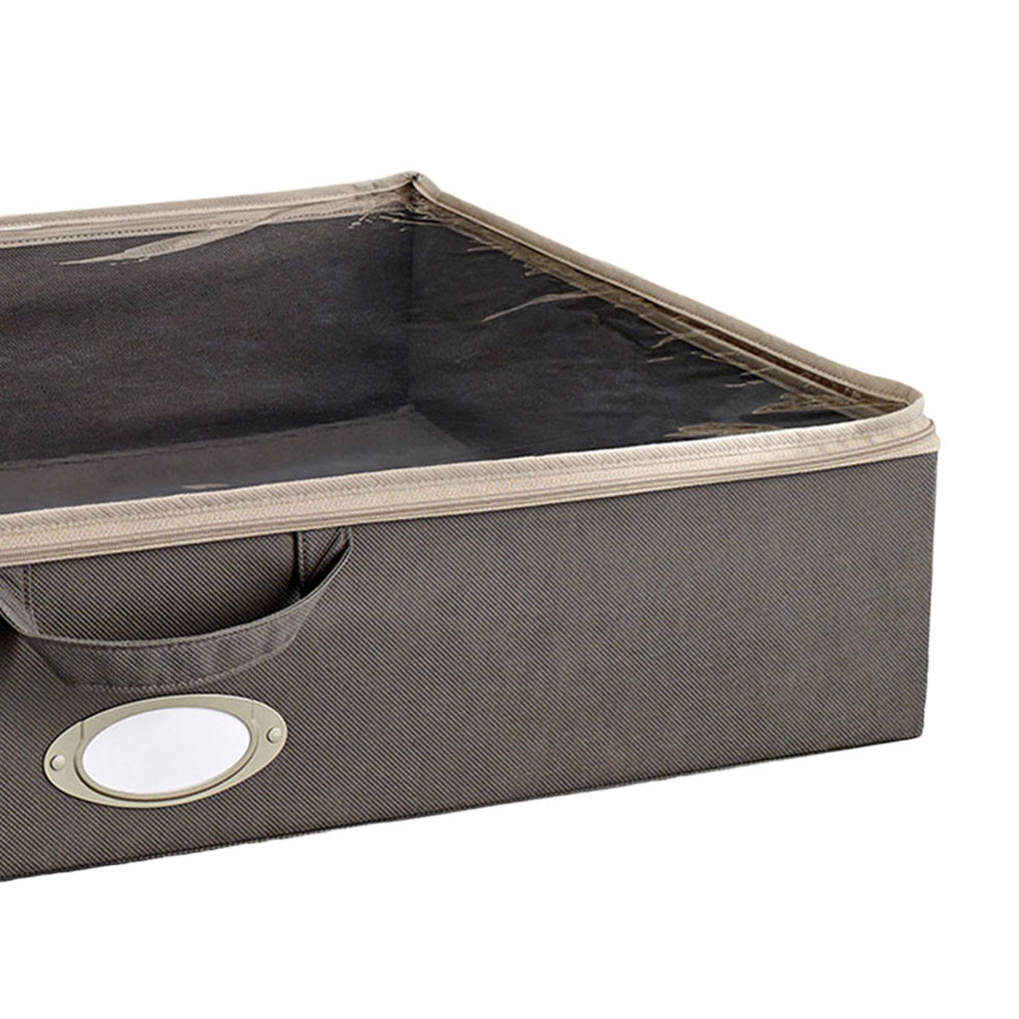 ClosetMaid Fabric Organizer Multiple Item Storage Zip Bag, Charcoal (4 Pack) - VMInnovations
