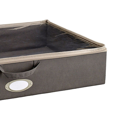 ClosetMaid Fabric Organizer Multiple Item Storage Zip Bag, Charcoal (4 Pack) - VMInnovations