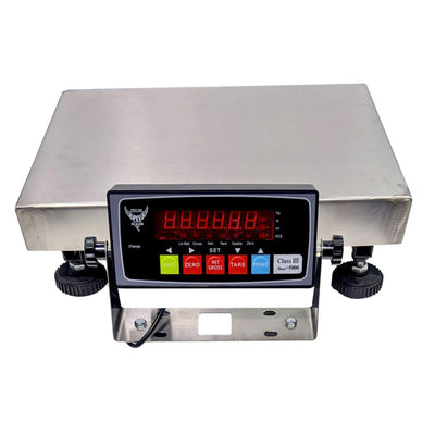 PEC Scales Commercial Stainless Steel Weighing Counting Scale, 130lb / 0.002Lb