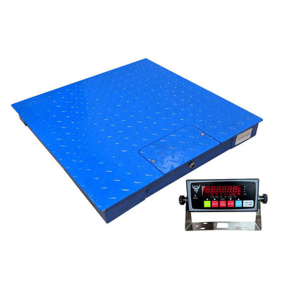 PEC Scales PEC-FS Professional Grade Industrial Steel Floor Pallet Scale, 60x60
