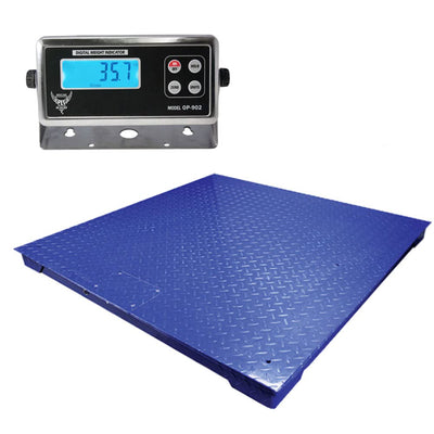 PEC Scales PEC-FS Professional Grade Industrial Steel Floor Pallet Scale, 48x48