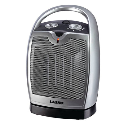 Lasko 5409 Portable Electric 1500W Oscillating Ceramic Space Heater, 2 Pack