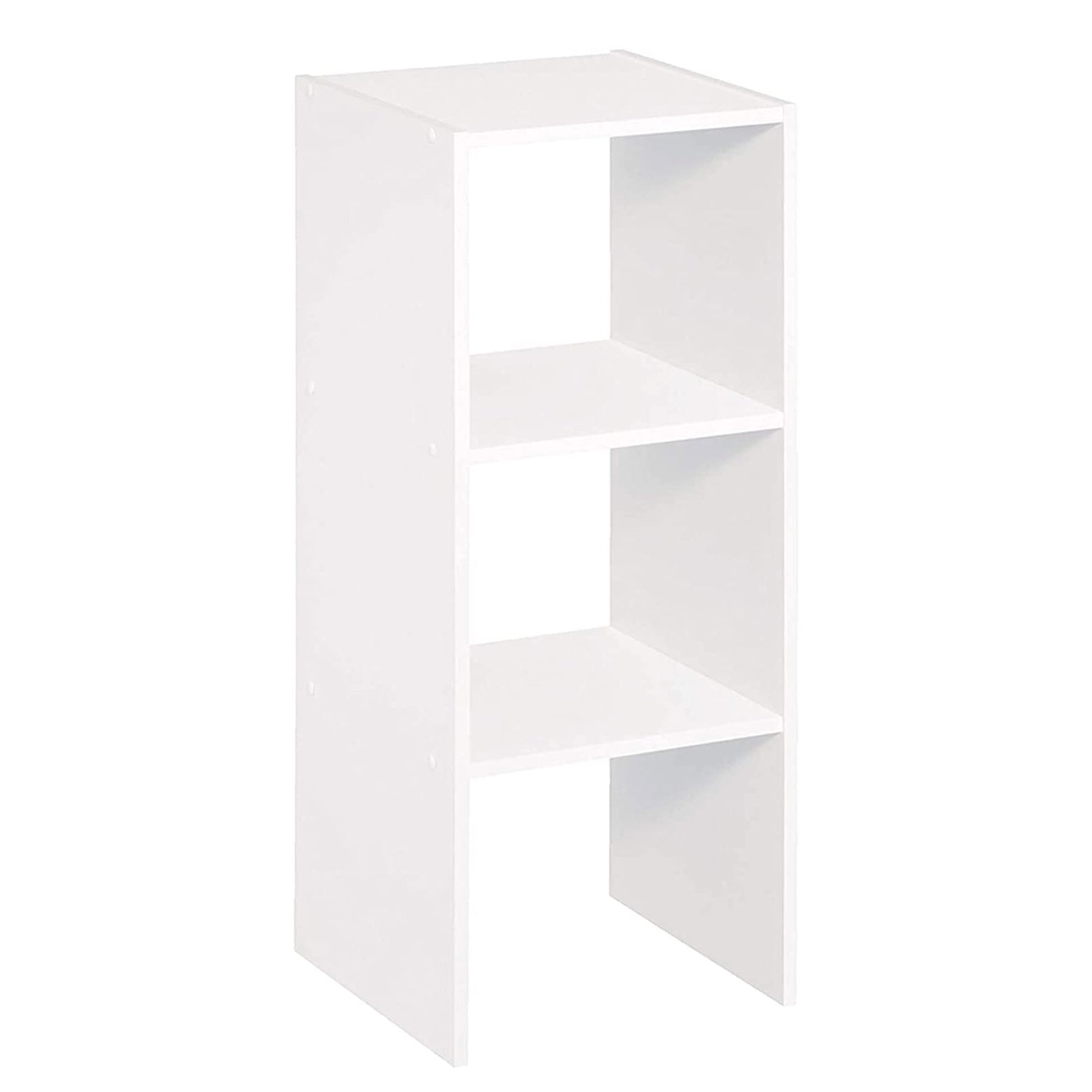ClosetMaid Decorative Home Stackable 2-Cube Organizer Storage, White (3 Pack) - VMInnovations
