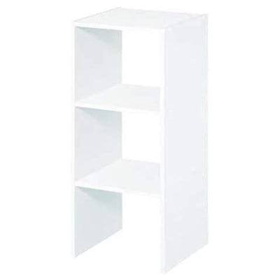 ClosetMaid Decorative Home Stackable 2-Cube Organizer Storage, White (3 Pack) - VMInnovations