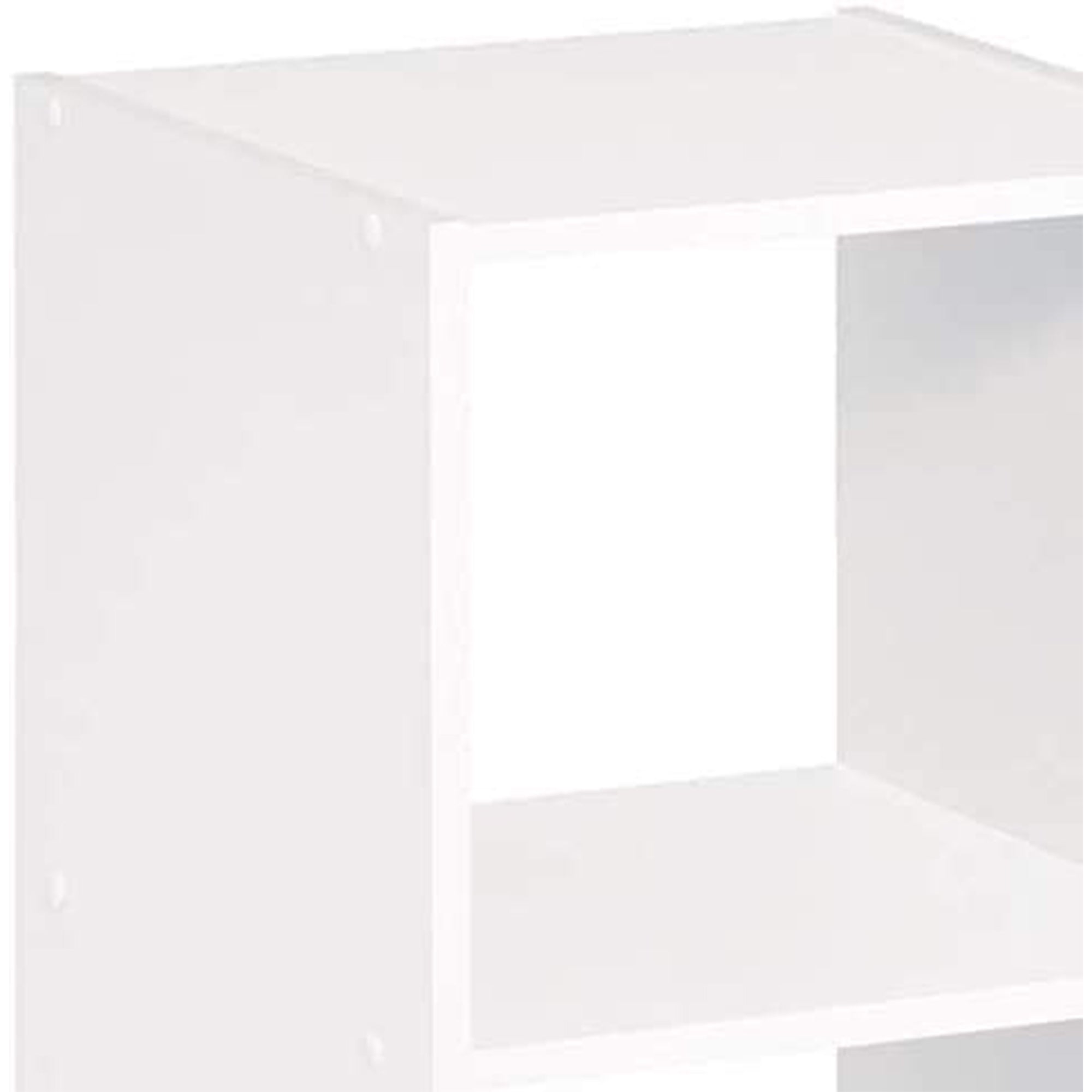 ClosetMaid Decorative Home Stackable 2-Cube Organizer Storage, White (3 Pack) - VMInnovations