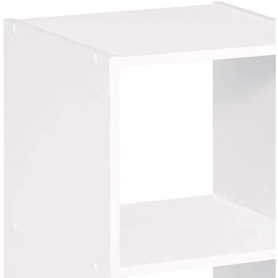 ClosetMaid Decorative Home Stackable 2-Cube Organizer Storage, White (3 Pack) - VMInnovations