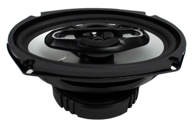 QPower Angled 6 x 9 Inch Speaker Box (2 Pack) & BOSS ONYX NX694 Speaker (2 Pack)
