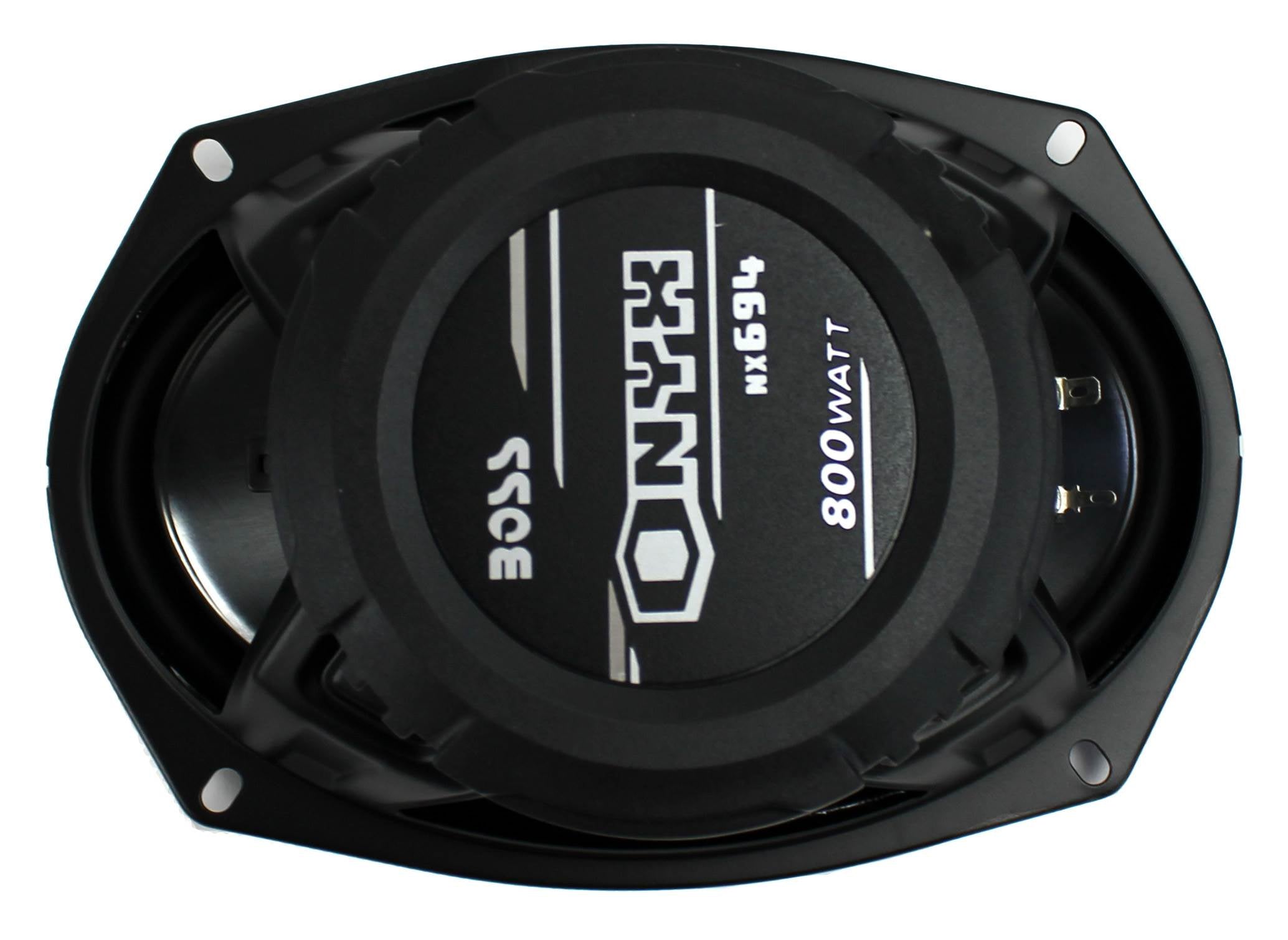 2) BOSS ONYX NX694 6x9" 800W 4-Way Car Audio Coaxial Speakers 4 Ohm - Open Box