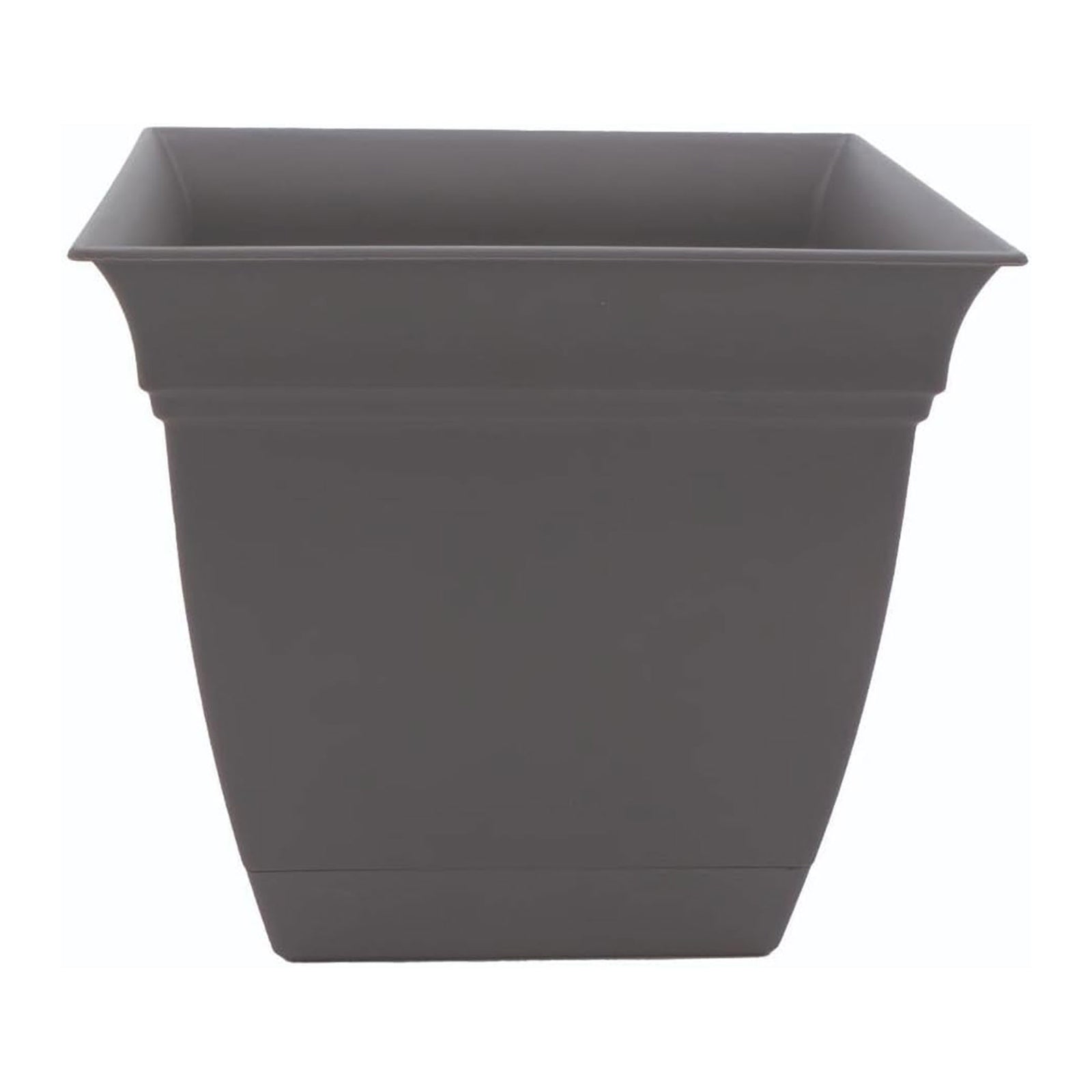 HC Companies ECA12000 12 Inch Eclipse Planter with Attached Saucer, Slate Blue - VMInnovations