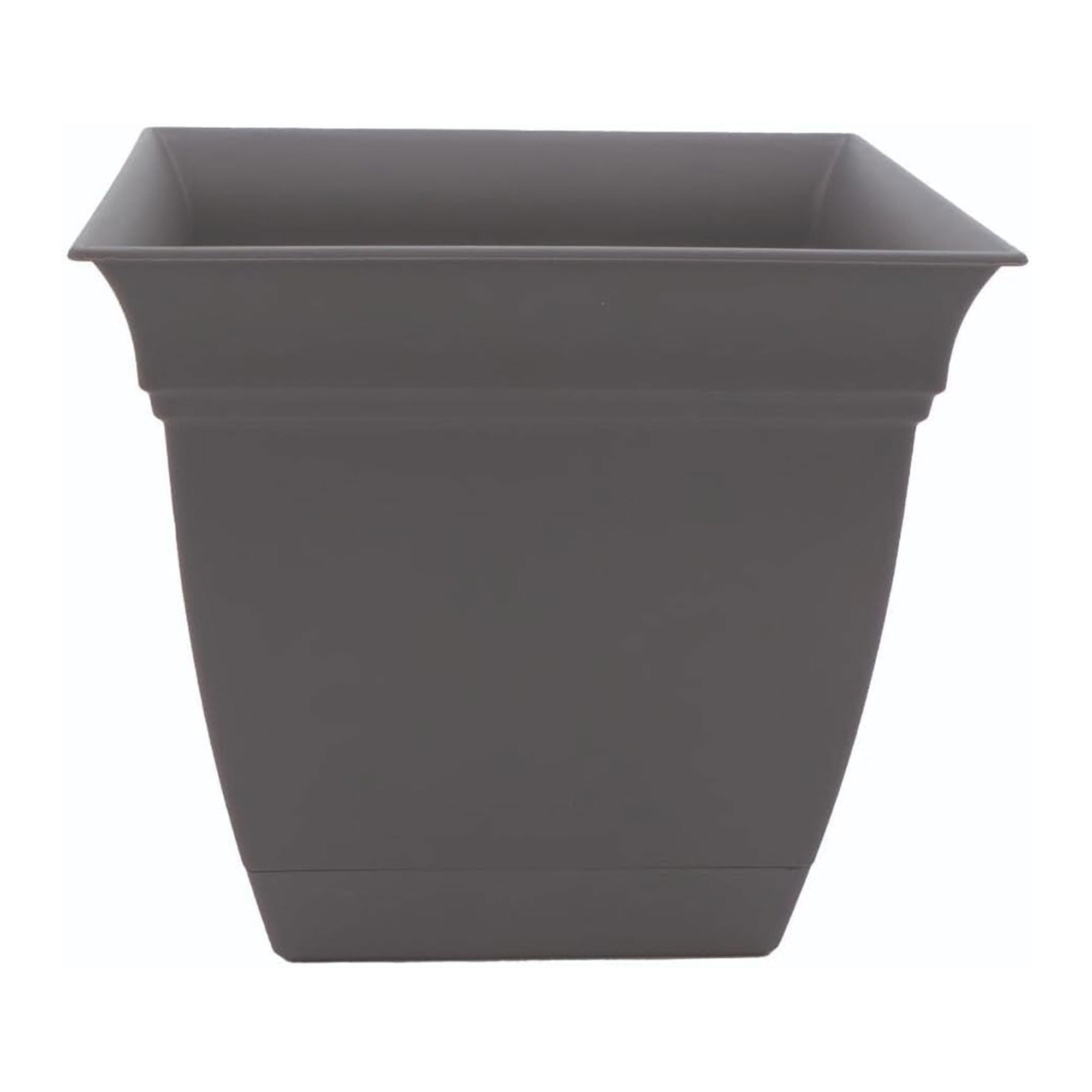 HC Companies ECA12000 12 Inch Eclipse Planter with Attached Saucer, Slate Blue - VMInnovations