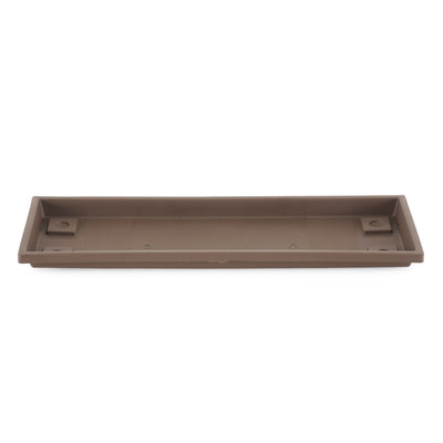 HC Companies Farmhouse 24 Inch Rectangular Flower Box Saucer,Chocolate(Open Box) - VMInnovations