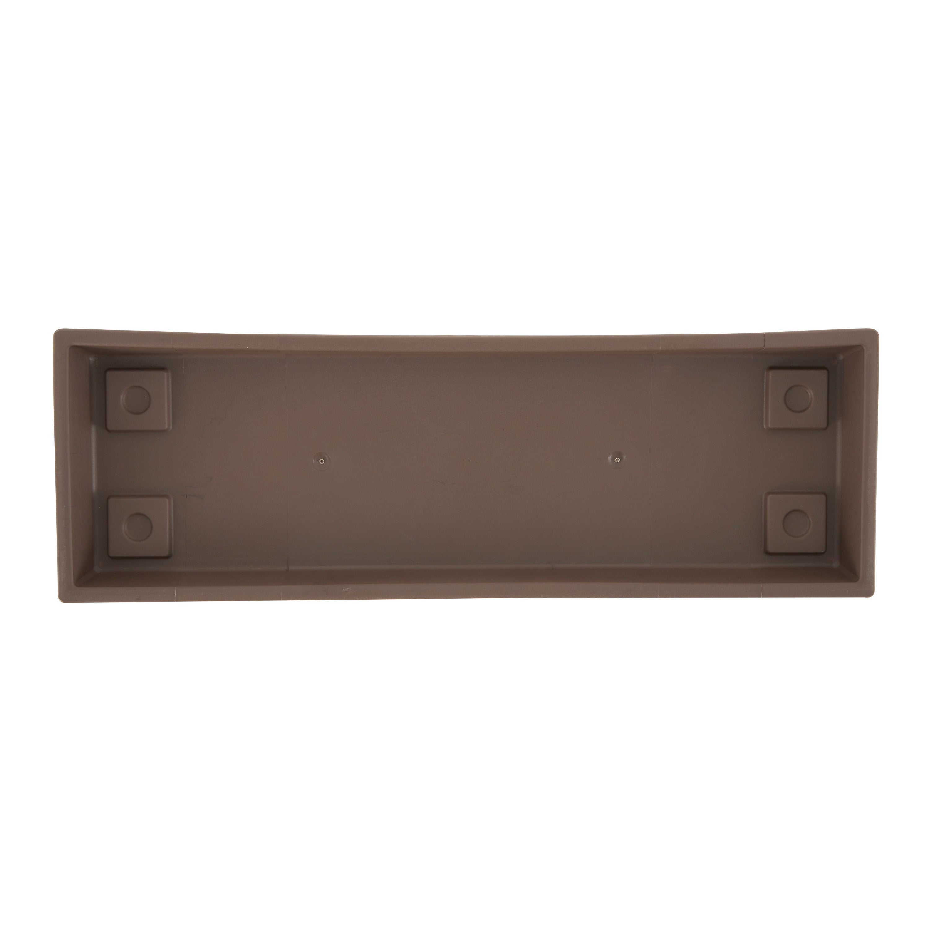 HC Companies Farmhouse 24 Inch Rectangular Flower Box Saucer,Chocolate(Open Box) - VMInnovations