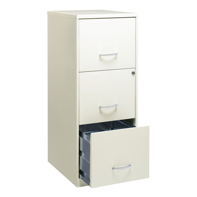 Space Solutions 18 Inch 3 Drawer Vertical Organizer Cabinet for Office(Open Box) - VMInnovations