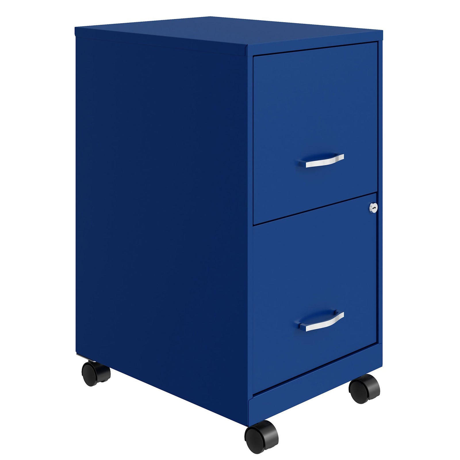 18 Inch Wide 2 Drawer Mobile Organizer Cabinet for Office, (Open Box) - VMInnovations