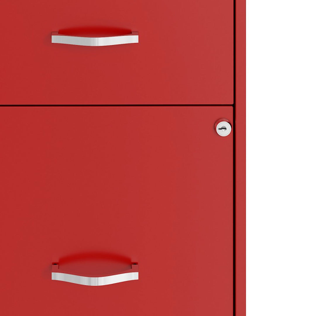 Space Solutions 18 in 2 Drawer Mobile Organizer Cabinet for Office (Open Box)