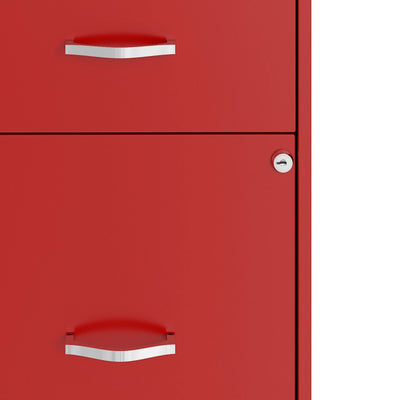 Space Solutions 18 in 2 Drawer Mobile Organizer Cabinet for Office (Open Box) - VMInnovations