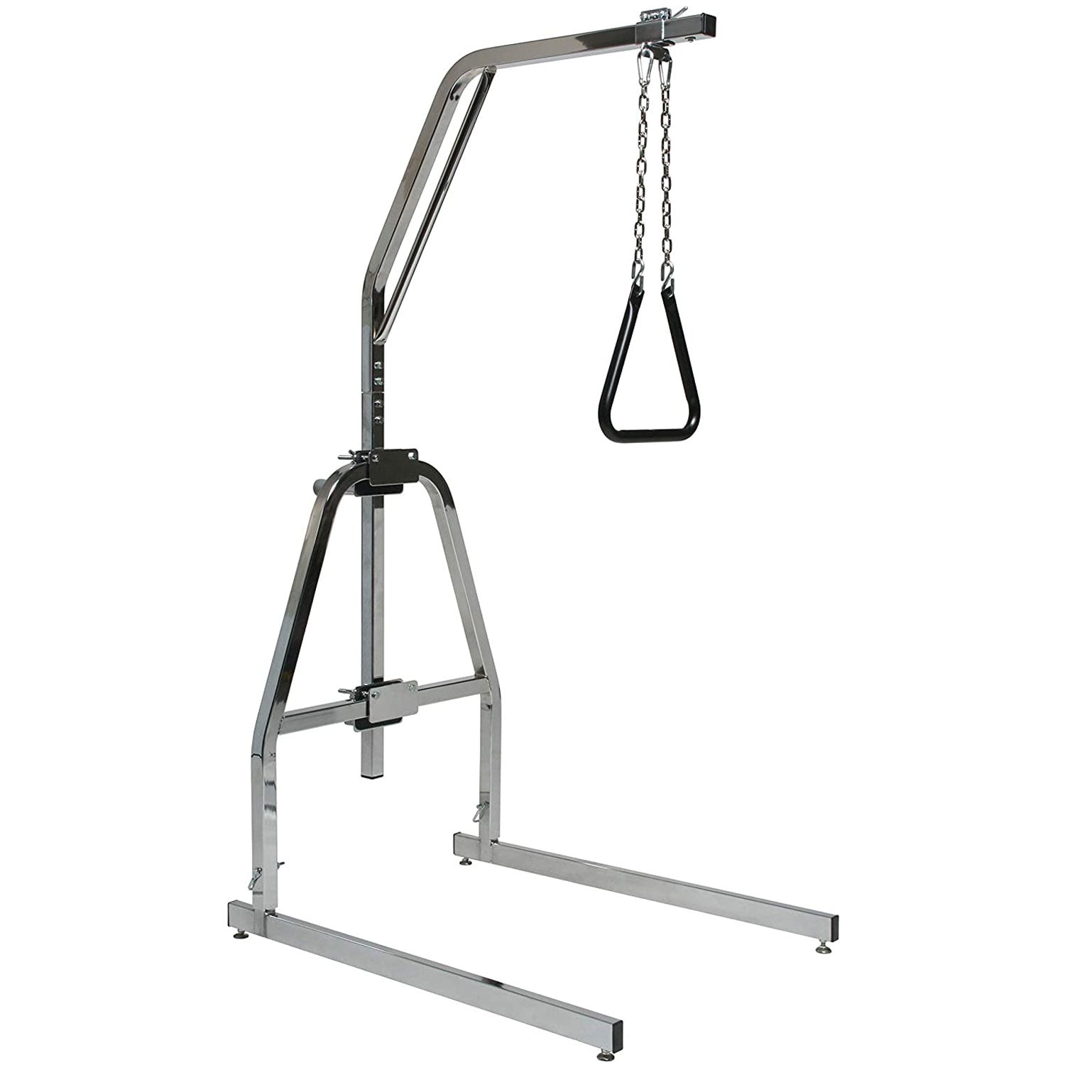 Lumex Bariatric Trapeze Bar w/ Triangle Handgrip and Floor Stand 450 lb Capacity - VMInnovations