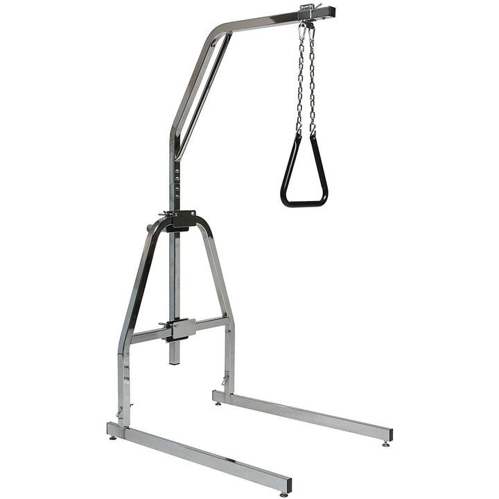 Lumex Bariatric Trapeze Bar w/ Triangle Handgrip and Floor Stand 450 lb Capacity