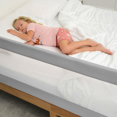 Venice Child Dream Catcher 59.1 x 19.1 In Extra Long Toddler Bed Side Rail, Grey - VMInnovations