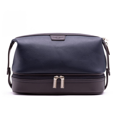 Vetell Leo Large Leather Travel Toiletry Case and Shave Bag (Used) - VMInnovations