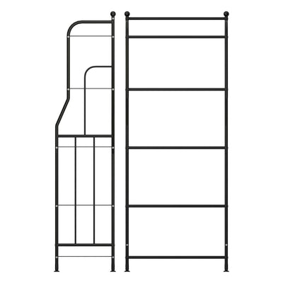 GHQME 5 Tier Freestanding Metal Space Saving Tower Rack Storage Shelf (Open Box)