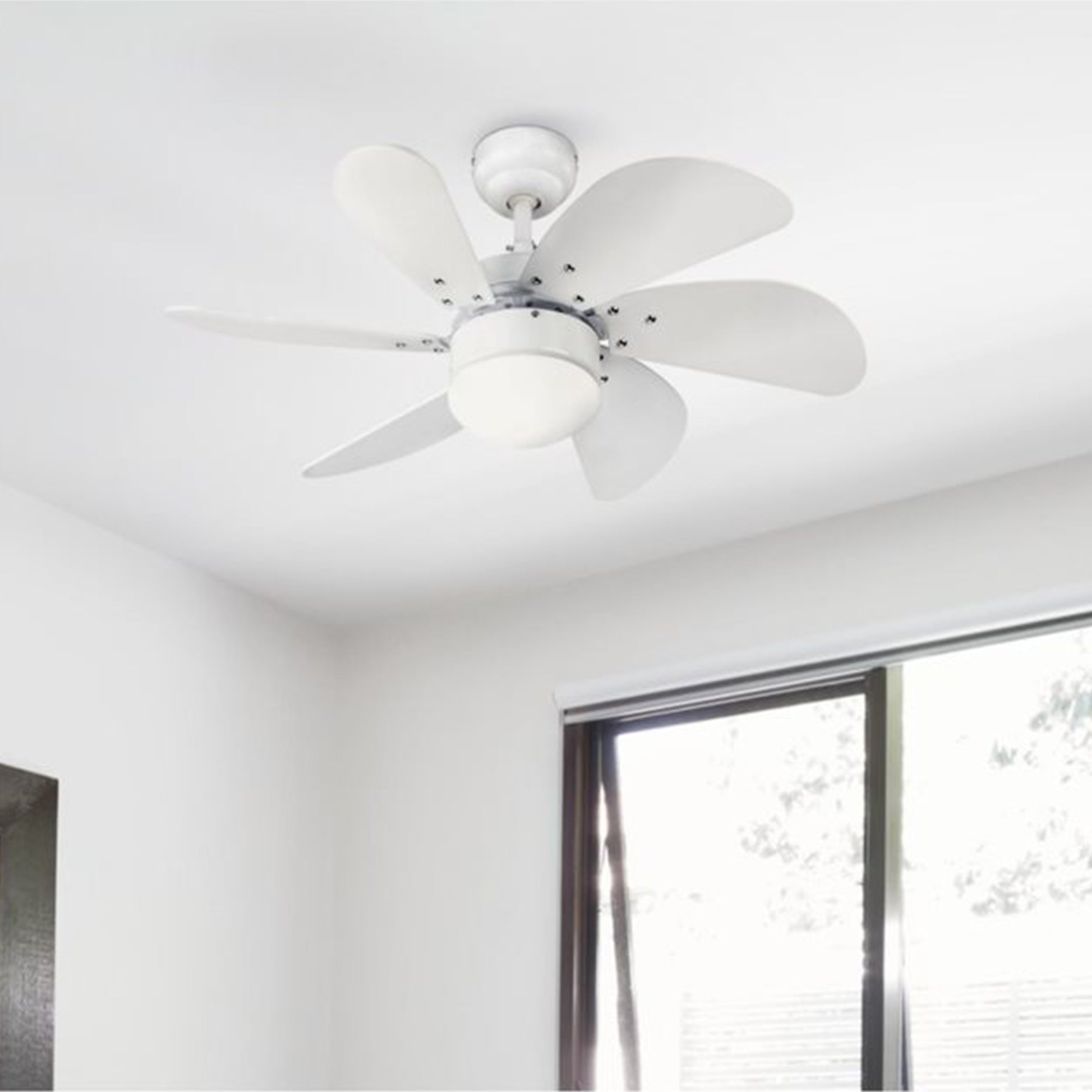 Westinghouse Swirl Lighting 30 Inch Ceiling Fan w/ Dimmable LED Light (Open Box) - VMInnovations
