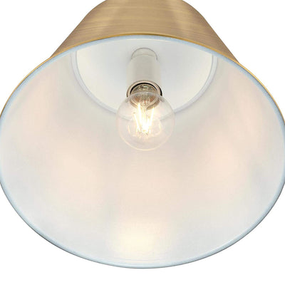 Westinghouse Lighting Derose Transitional Indoor Pendant Light, Brushed Brass - VMInnovations