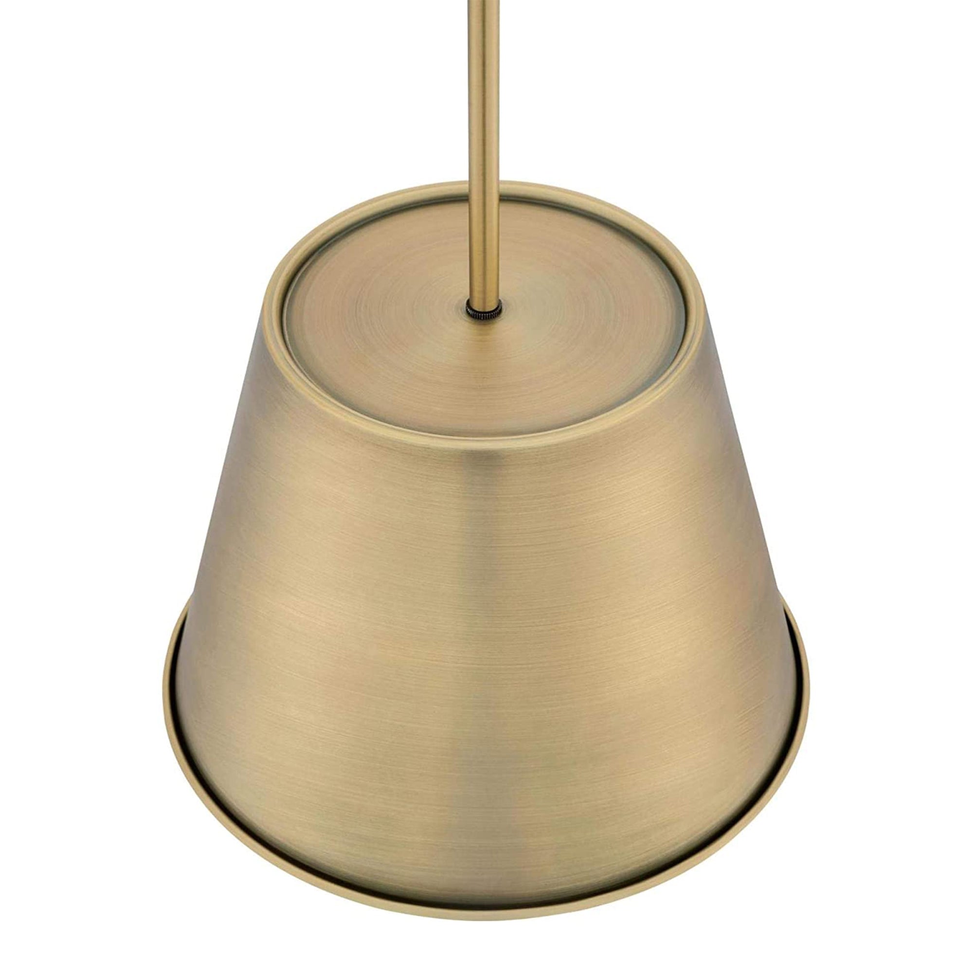 Westinghouse Lighting Derose Transitional Indoor Pendant Light, Brushed Brass - VMInnovations