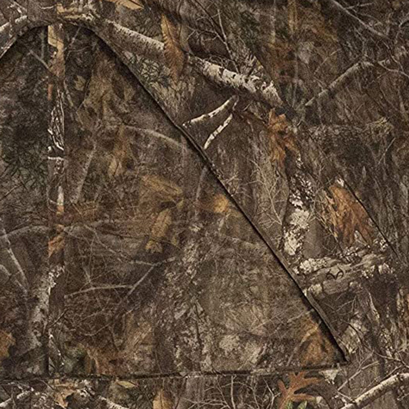 Rhino Blinds R300-RTE 3 Person Hunting Ground Blind w/ 3 Windows, Realtree Edge - VMInnovations