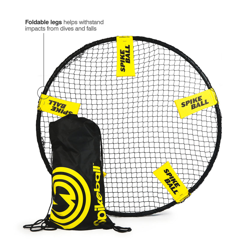 Spikeball Portable Foldable Standard 3 Ball Kit with Net & Balls (Used)