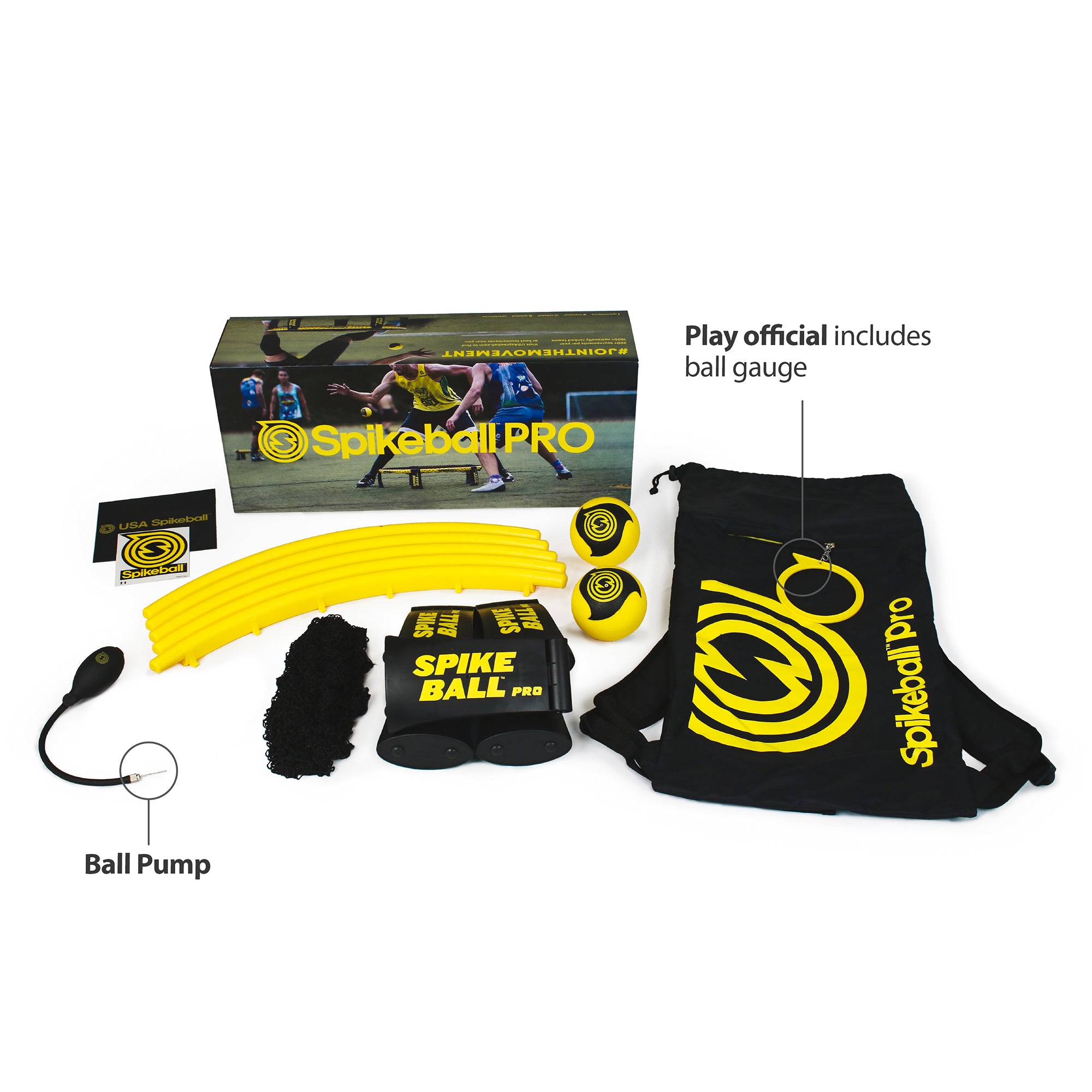 Spikeball Tournament Pro Edition Kit w/ Stronger Playing Net & Balls (Open Box) - VMInnovations