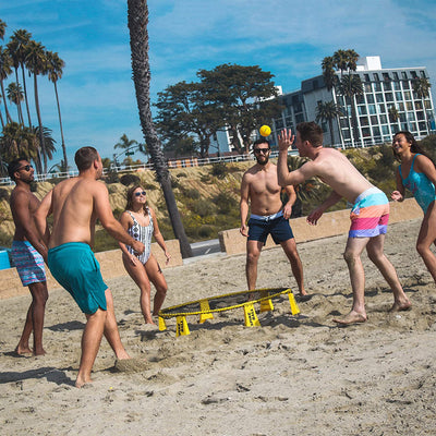 Spikeball Portable Rookie Edition Kit with Playing Net and Balls for Beginners