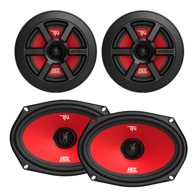 MTX Terminator69 & Terminator6 2 Way Polypropylene Coaxial Auto Speaker Set - VMInnovations