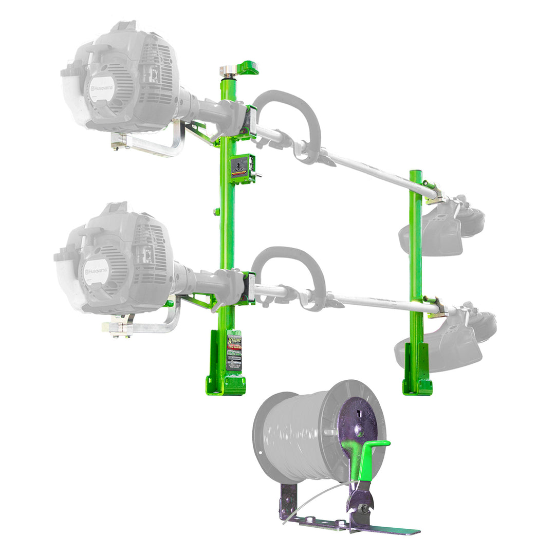 Green Touch Industries String Trimmer Spool Rack & 2 Position Line Trimmer Rack