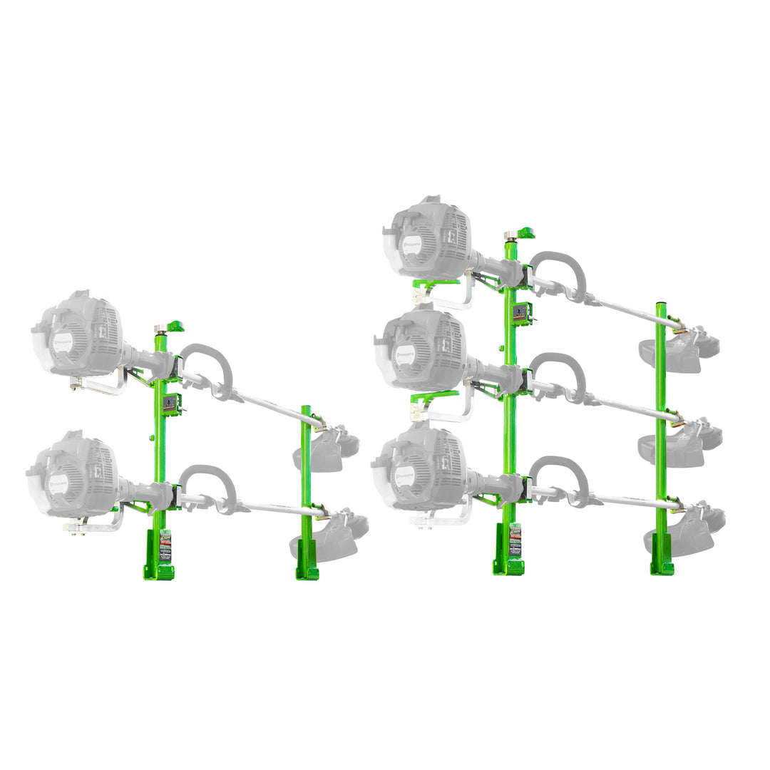 Green Touch Industries 3 Position Line Trimmer Rack & 2 Position Trimmer Rack