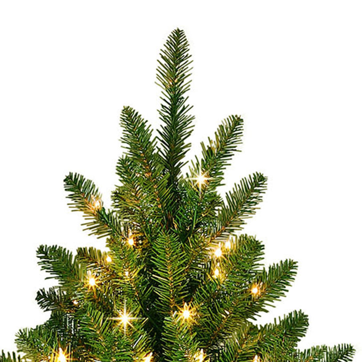 Puleo International Fraser Fir 10 Foot Prelit Artificial Slim Christmas Tree