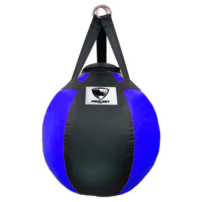 PROLAST 65 Pound Boxing Filled Heavy Hanging Wrecking Ball Punching Bag, Blue