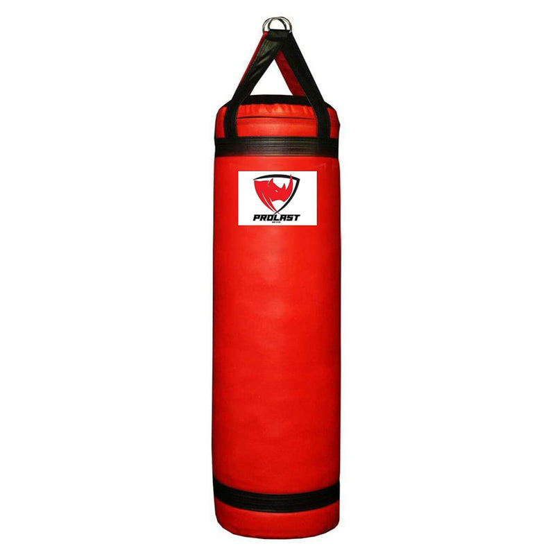 PROLAST 80 Pound Boxing MMA Training Filled Heavy Hanging Punching Bag, Red